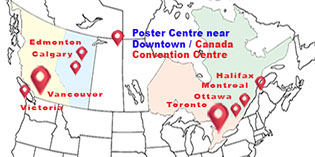 CanadaWide Poster Pickup Centre near Convention Centre